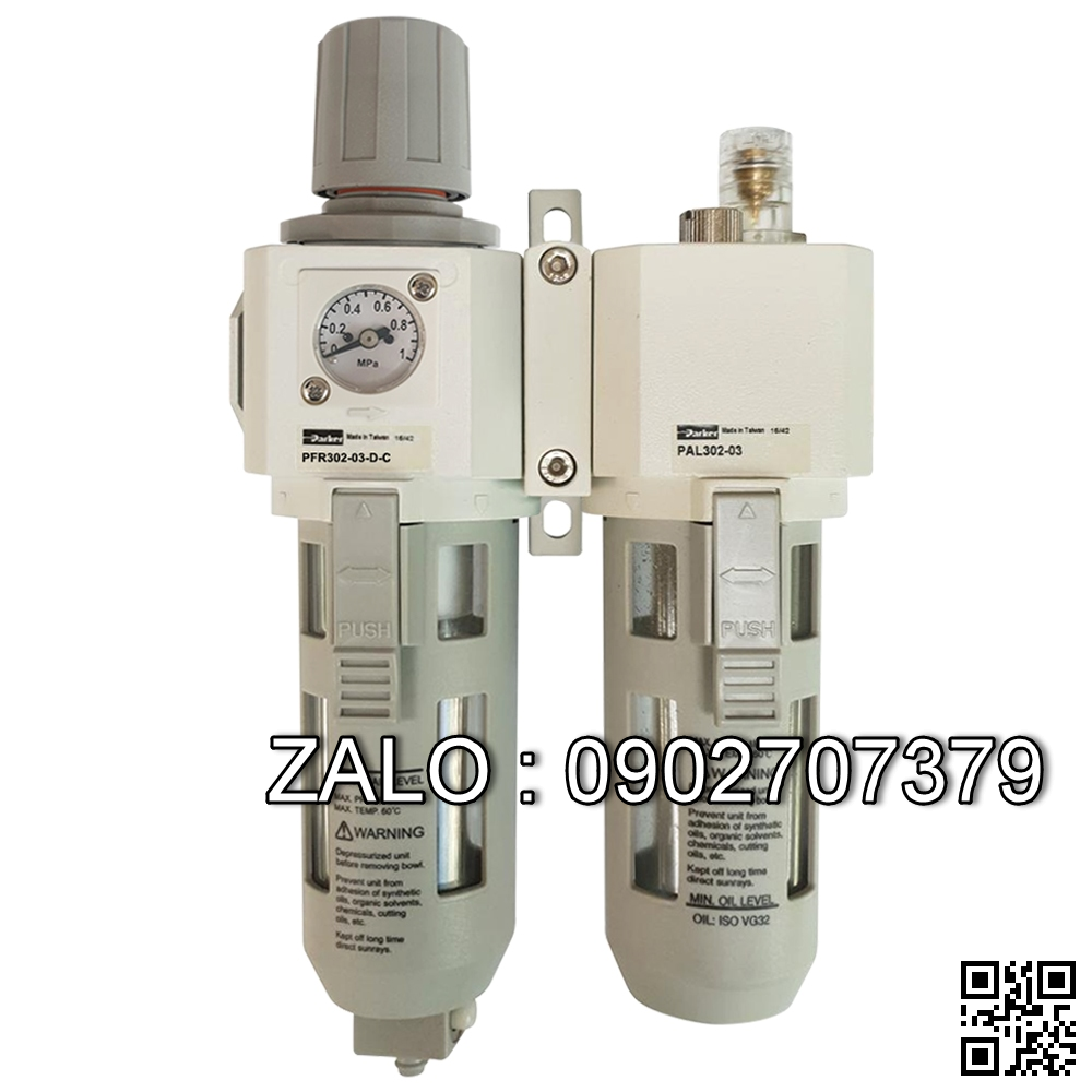 Bộ lọc khí nén - Lọc Đôi (hãng Airtac) GAFR30008SW