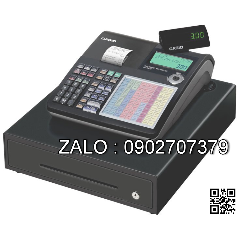 Máy tính tiền Casio SE-C300 (bao gồm két)