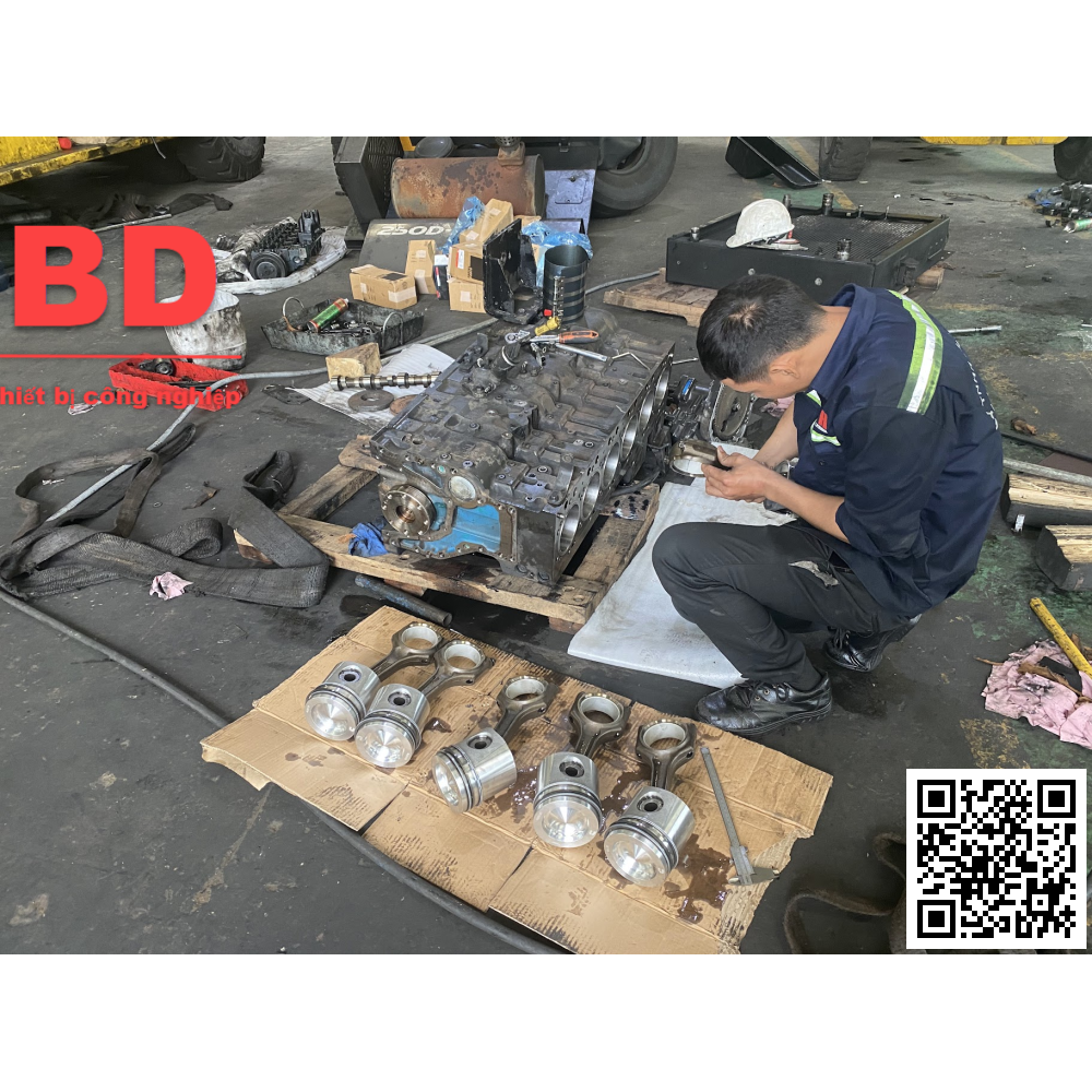 Sửa chữa xe nâng xăng 1.0 tấn Sinko