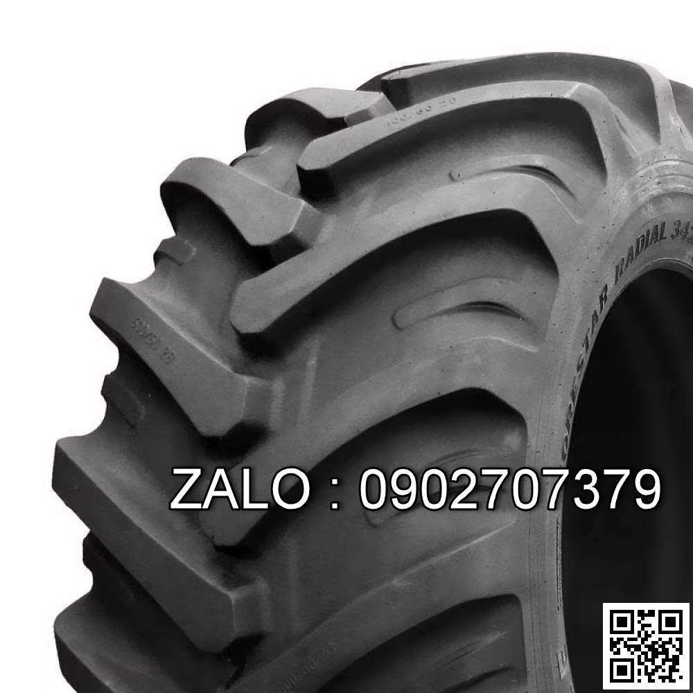 Lốp xe 600-15 Ornet ( Lốp đặc đen )