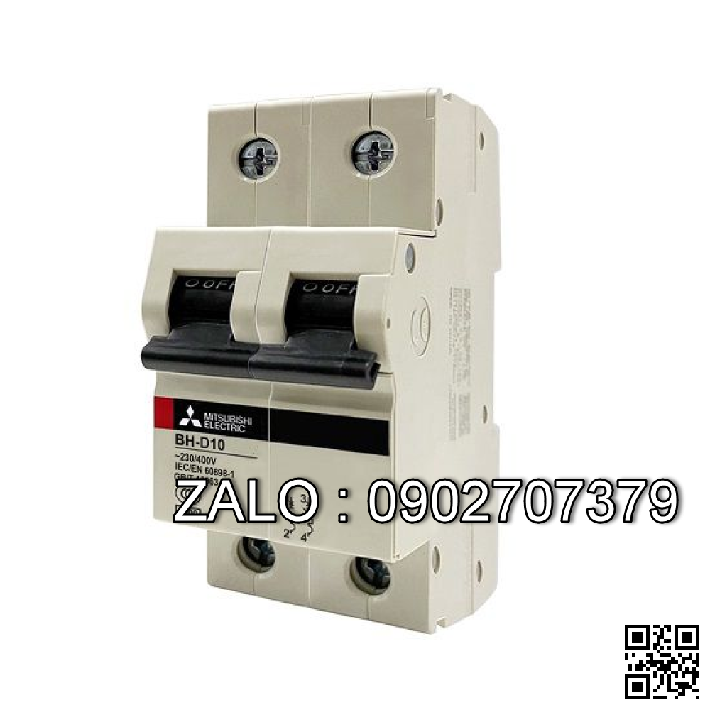 Cầu dao tự động BH-D10, 2P-10A