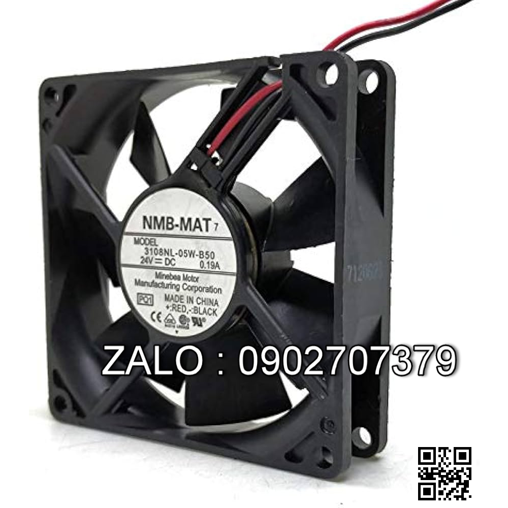 Quạt hút K2-05W-B50 24VDC NMB 2004 ( 50x50x10mm )