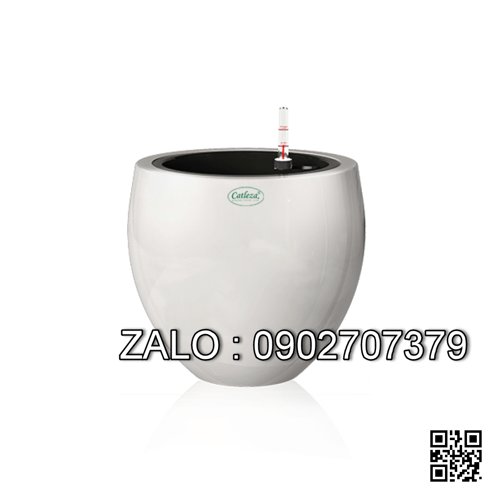 Chậu Composite Tròn Bầu Giữa