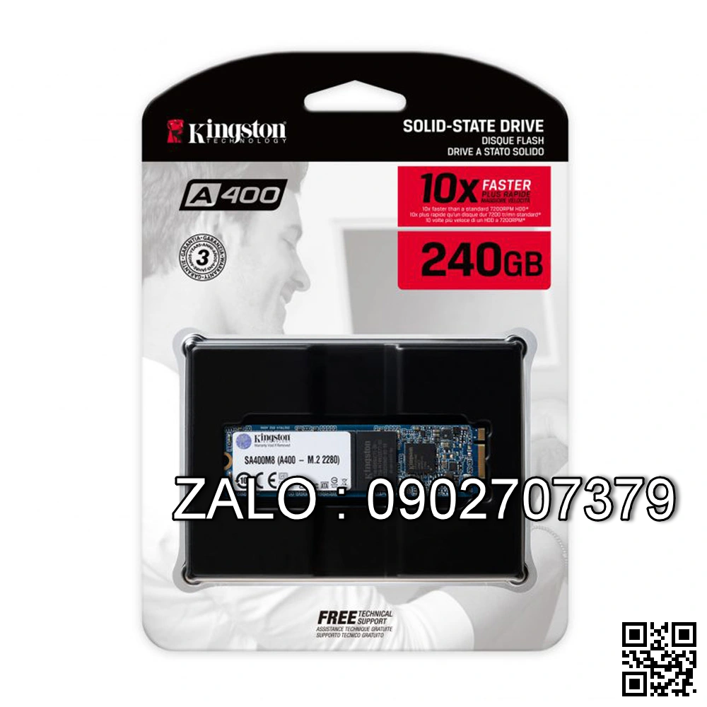 SSD M2 Kingston A400 240Gb 2280 Chính Hãng