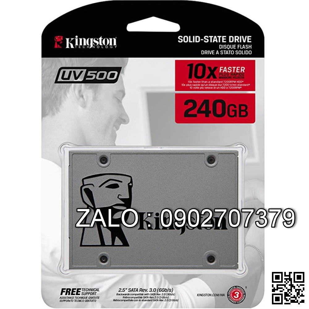 SSD Kington 240Gb UV500 Sata 3 Công Ty