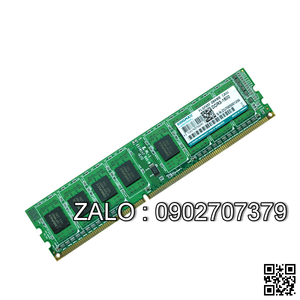 DDR3 4G/1333 Kingmax Chính Hãng Renew
