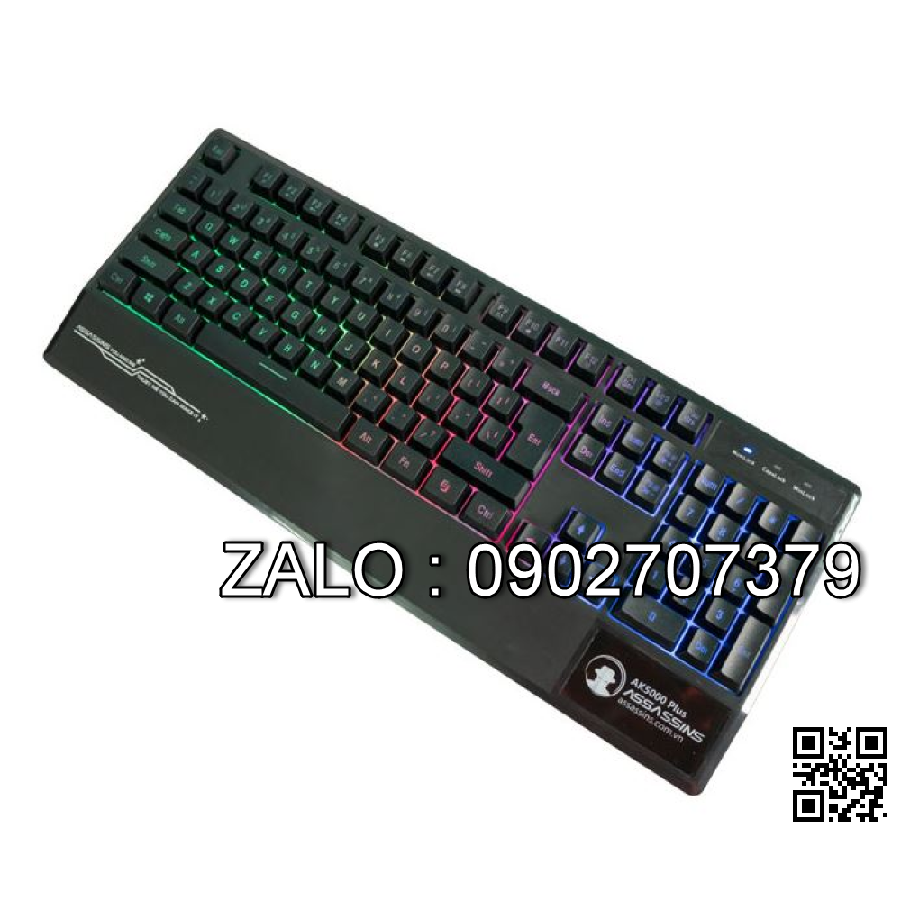 KB Newmen - Assassins AK5000 Plus Led Usb Chính Hãng