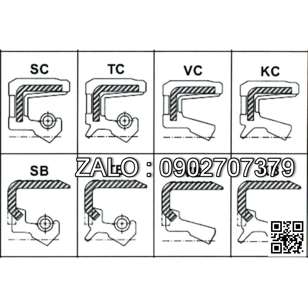 Oil Seal HRD02Z8510XLB-1-DZ