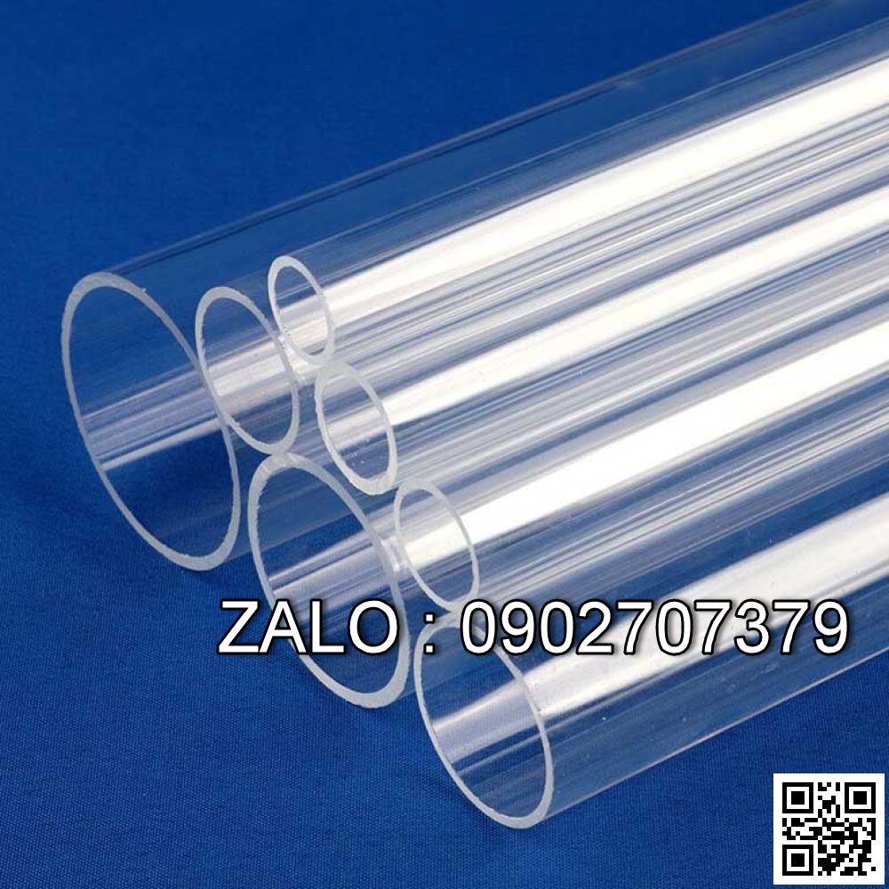 Cây Mica ống rỗng Ø 220mm dày 4mm , dài 2000mm