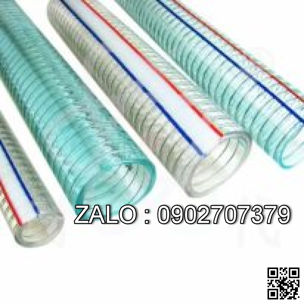 Ống PU lõi lò xo phi 60 , Đường kính trong  Ø60, dày 5mm, màu trắng