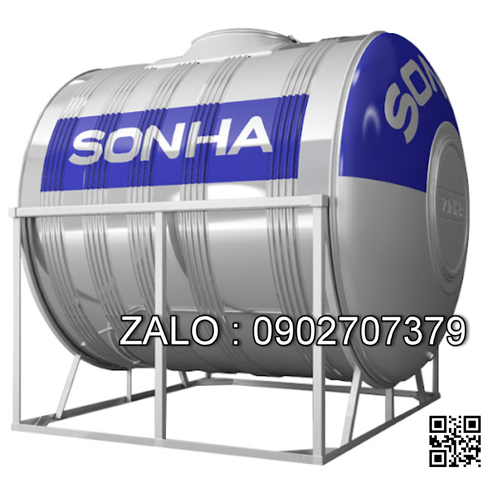 Bồn nước Inox Sơn Hà 1200L ngang (Φ980)