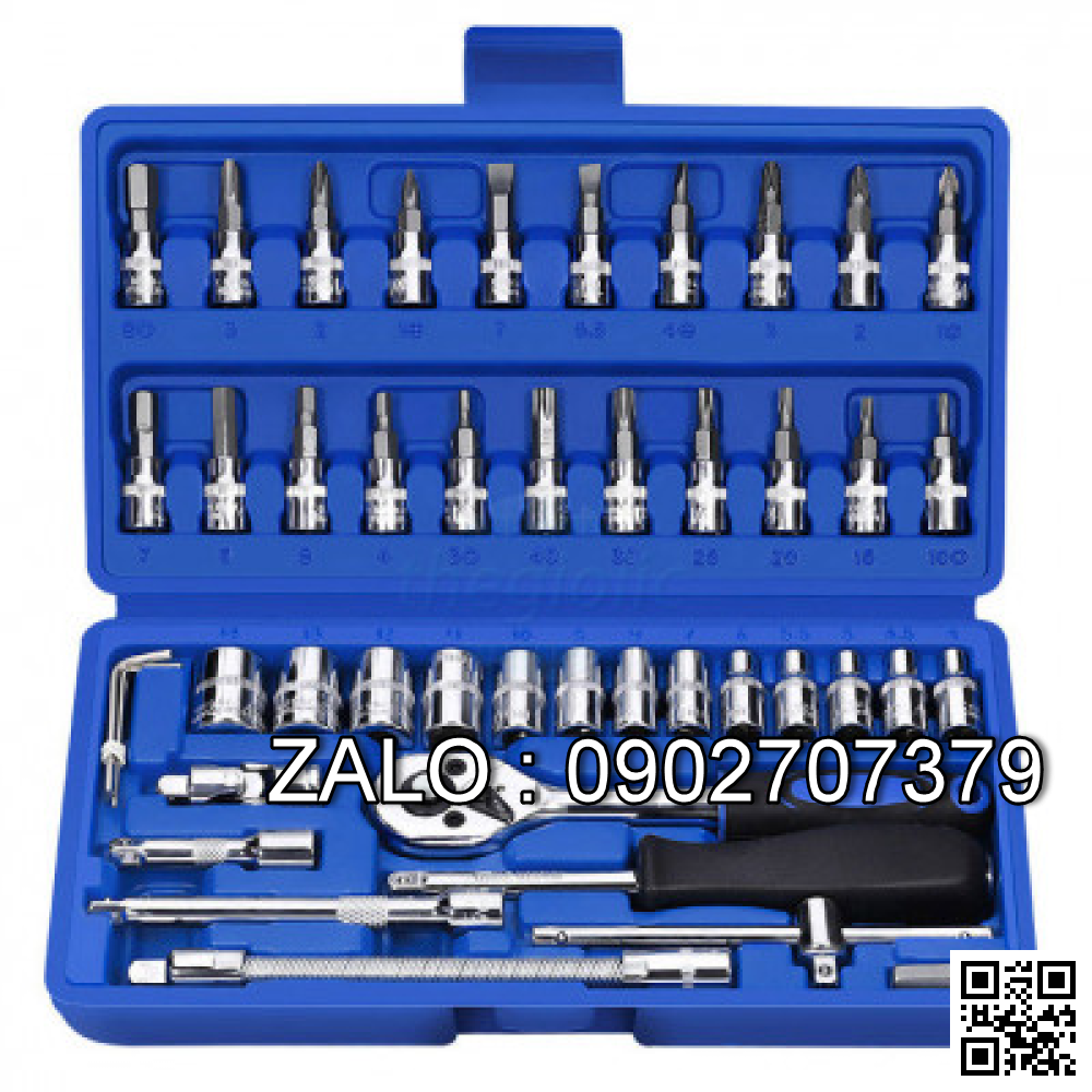 Bộ Dụng Cụ Sửa Chữa Cầm Tay Đa Năng 46 Món