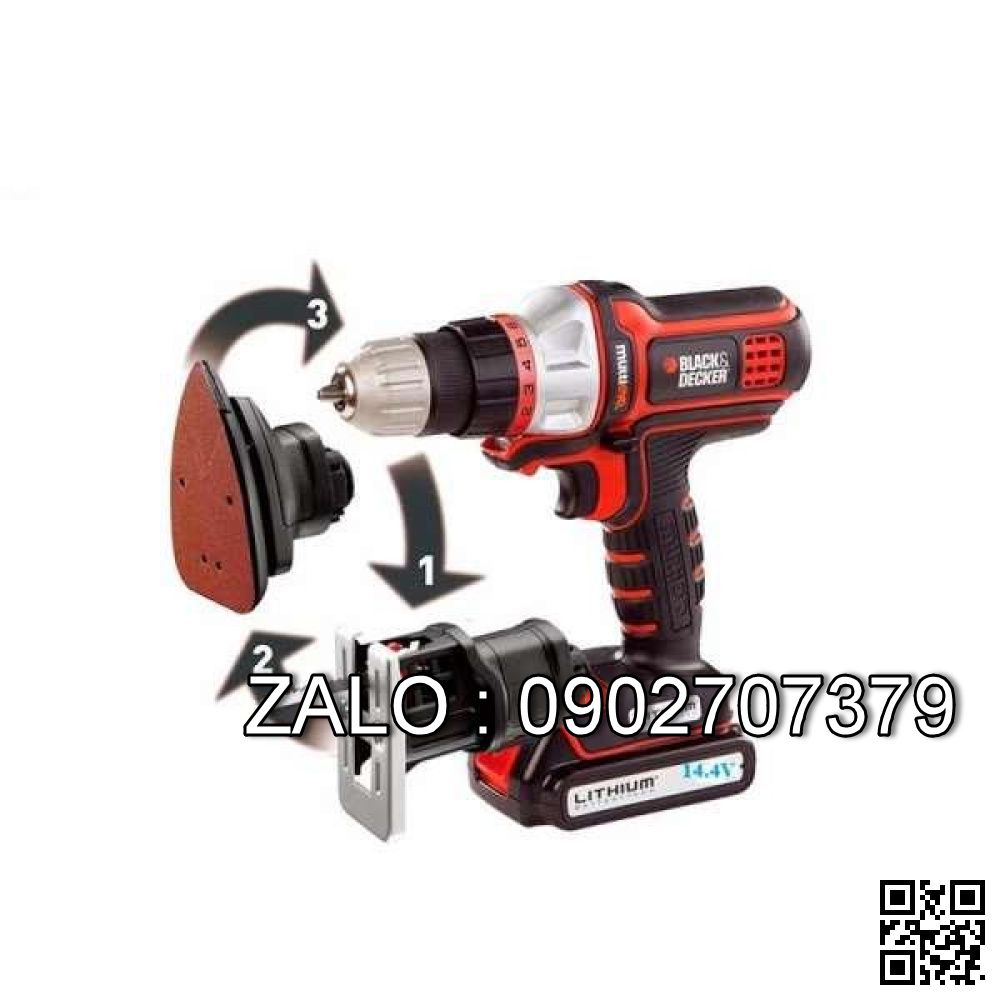 Máy khoan pin Black&Decker EVO141-2S6