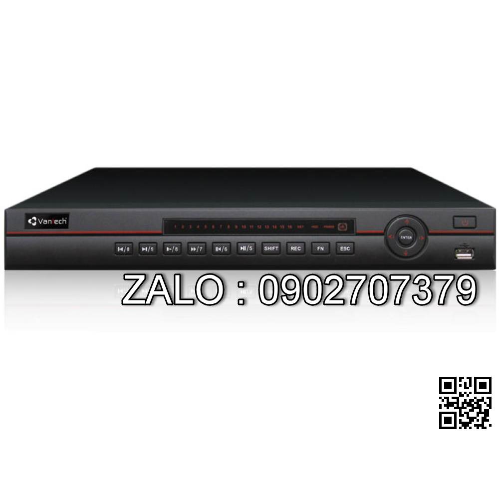 Đầu ghi hình H264 Full Effio 960H VANTECH VP-8960H
