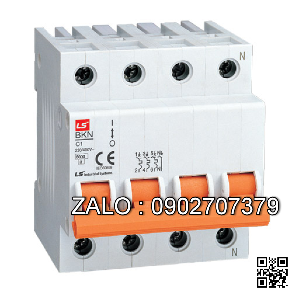 MCB LS 4 Cực 6 KA 50 A BKN-4P650