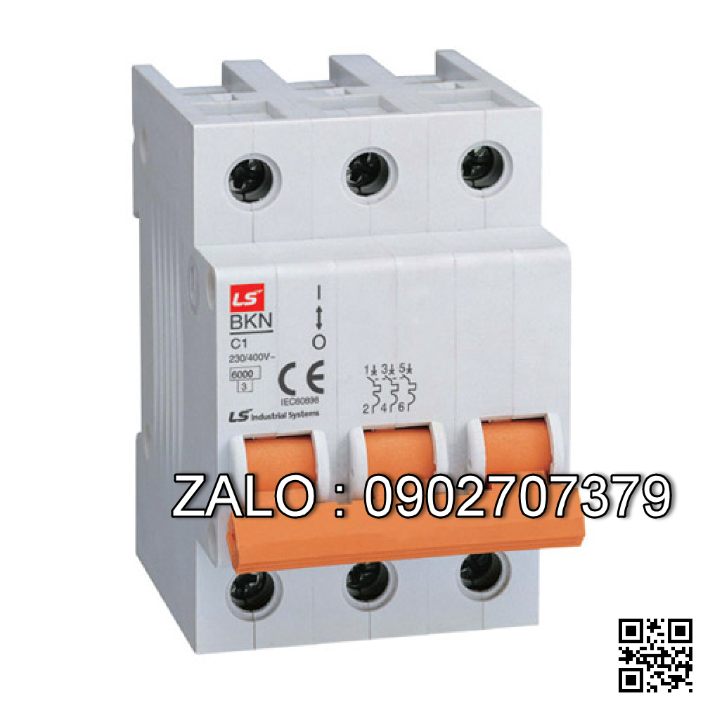 MCB LS 3 Cực 6 KA 50 A BKN-3P650