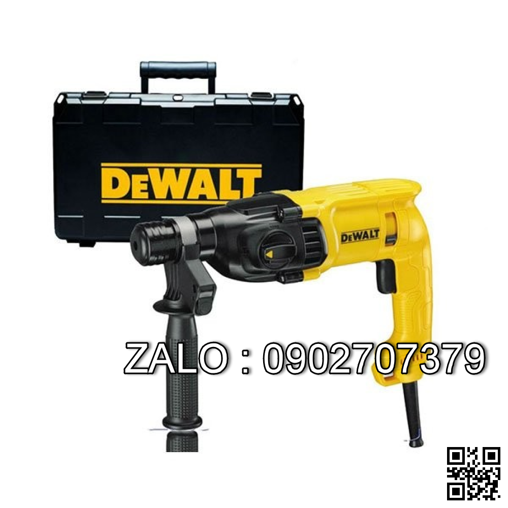 Máy khoan búa xoay đầu gài DEWALT D25123K