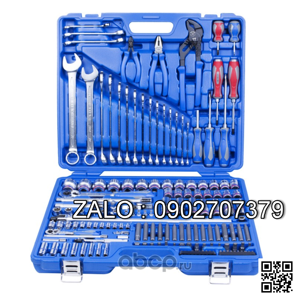 Bộ dụng cụ cờ lê & đầu tuýp 1/4