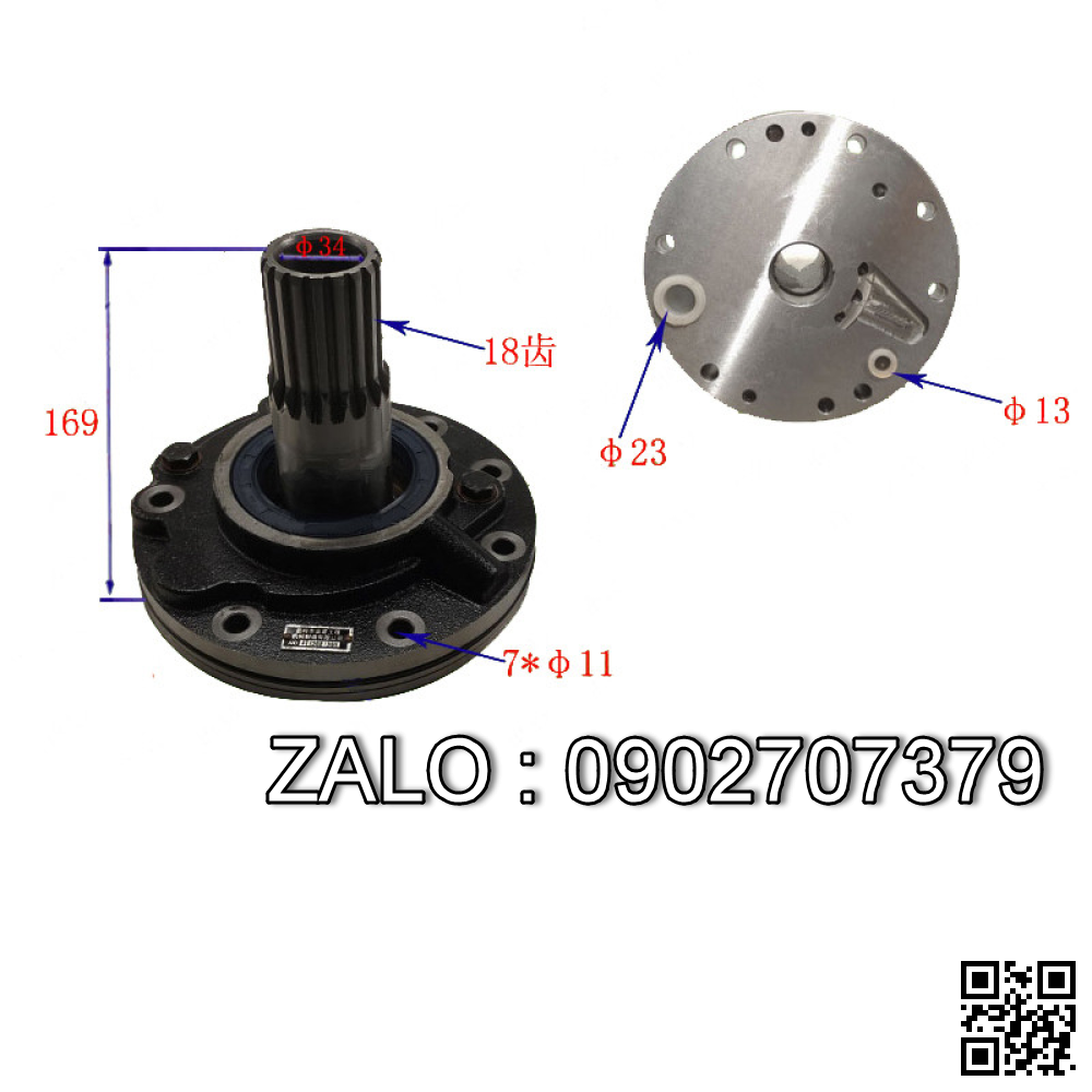 Bơm nhớt hộp số TCM FD35~50T8/Z7/N7,FG35~50T8/Z7/N7, CPCD40~50,FD/G40~50 124U3-80221,YDS45.906