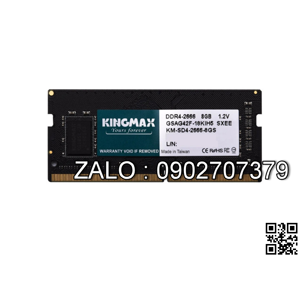 DDR 8G/2666 Laptop Kingmax Chính Hãng