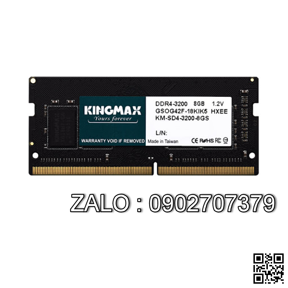 DDR 8G/3200 Laptop Kingmax Chính Hãng
