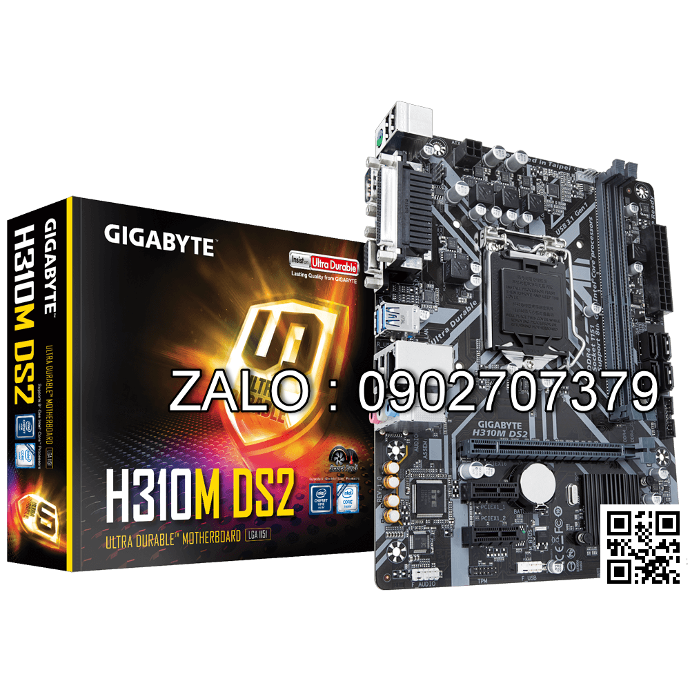 Mainboard Gigabyte H310M - DS2 Chính Hãng (CPU G5XXX Hay I8XXX)