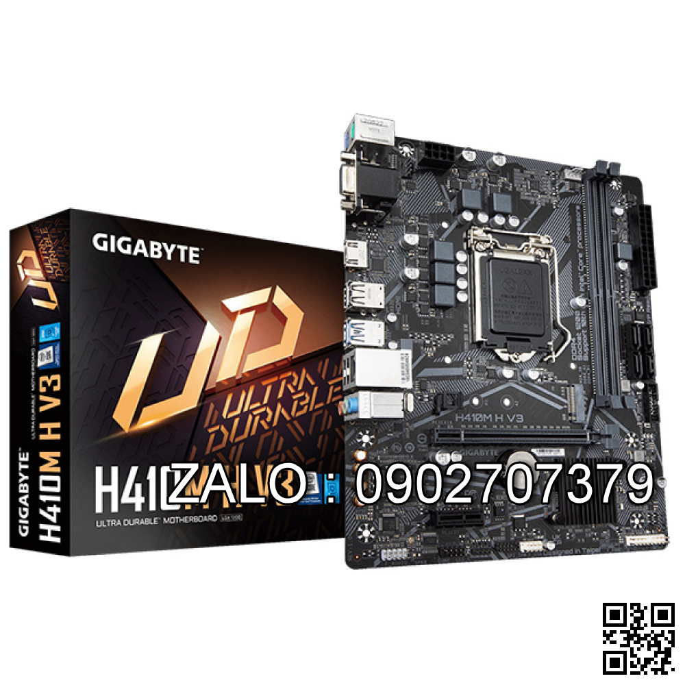 Mainboard Gigabyte H410MH-V3 (Vga/Hdmi/M2) Chính Hãng
