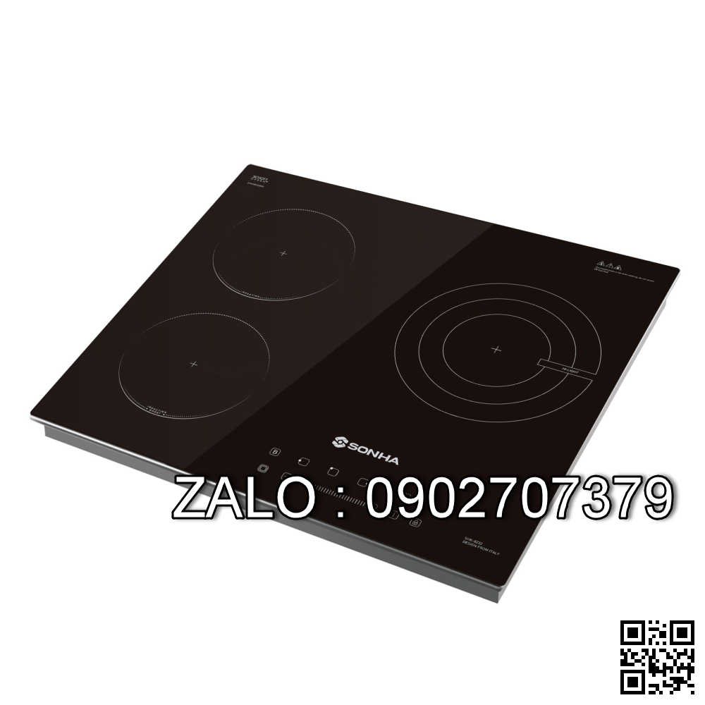 Bếp điện từ 3 vùng nấu Sơn Hà SHK-8232