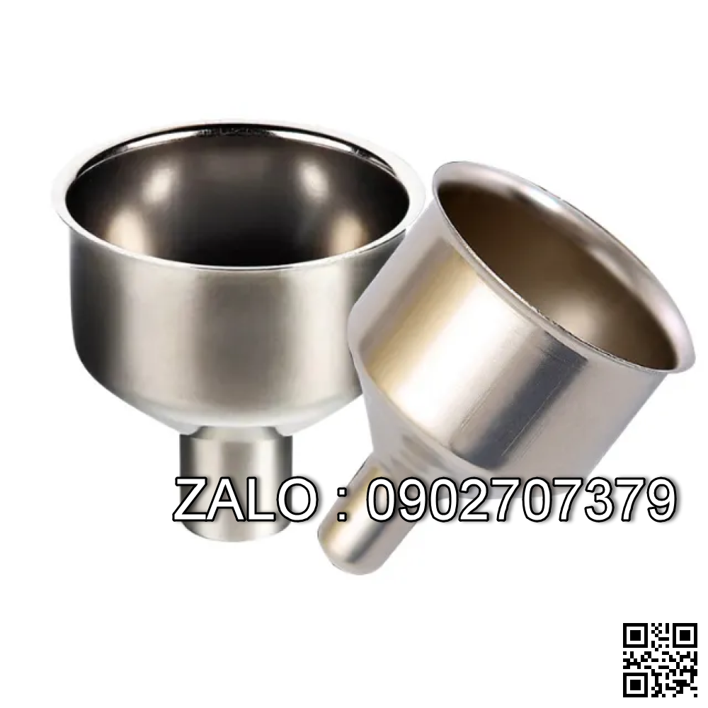 Phễu inox 304 mini rót dầu chiết mỹ phẩm