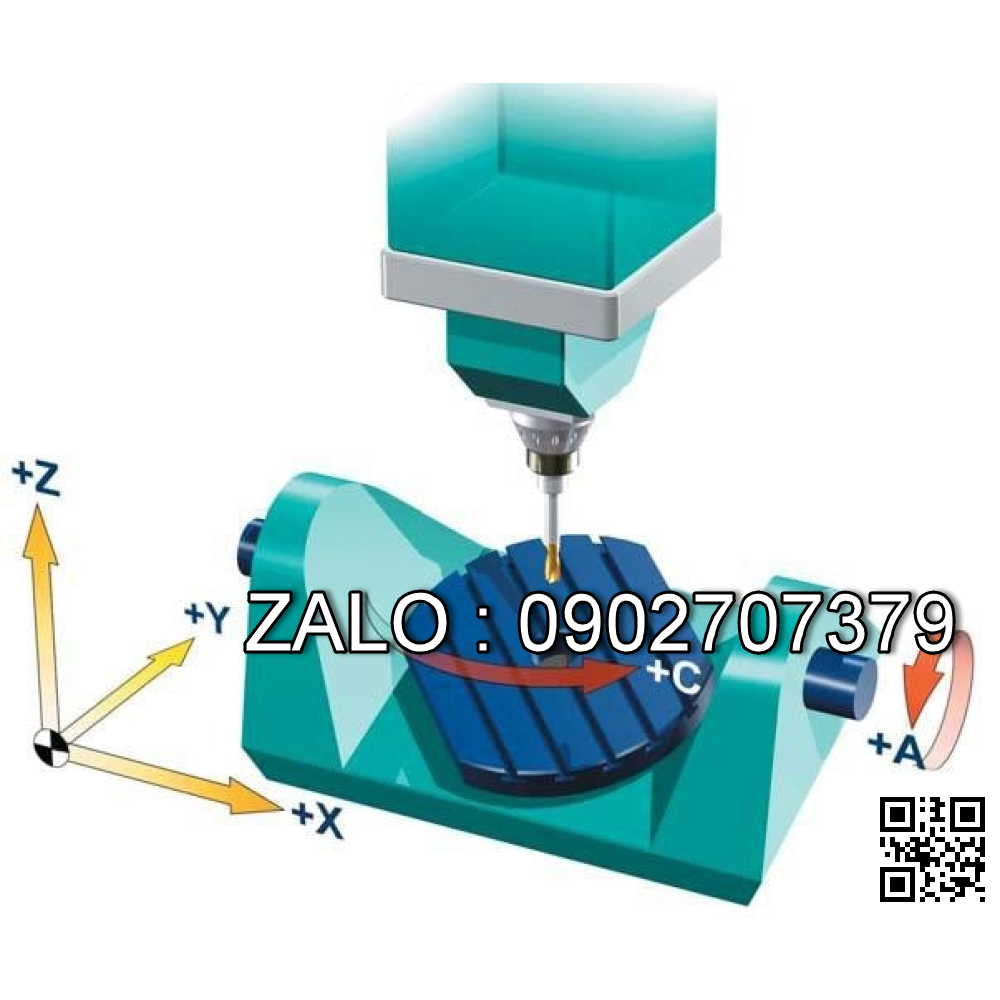 Trục kẹp trên trước máy nắn 5 trục NOF 1