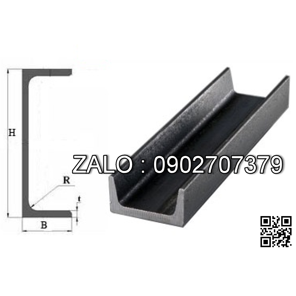 Thép U100 x 3.2mm