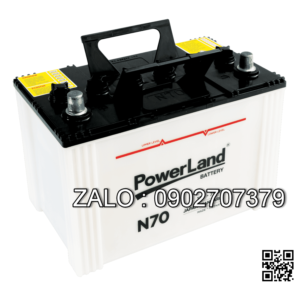 Bình ắc quy Powerland N70 12V-75AH