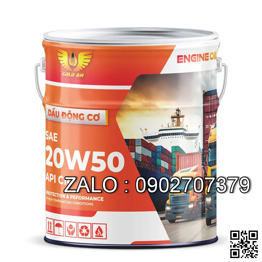 Dầu nhờn SP Global Truck Plus Turbo C14 20W50 Loại 18 lít