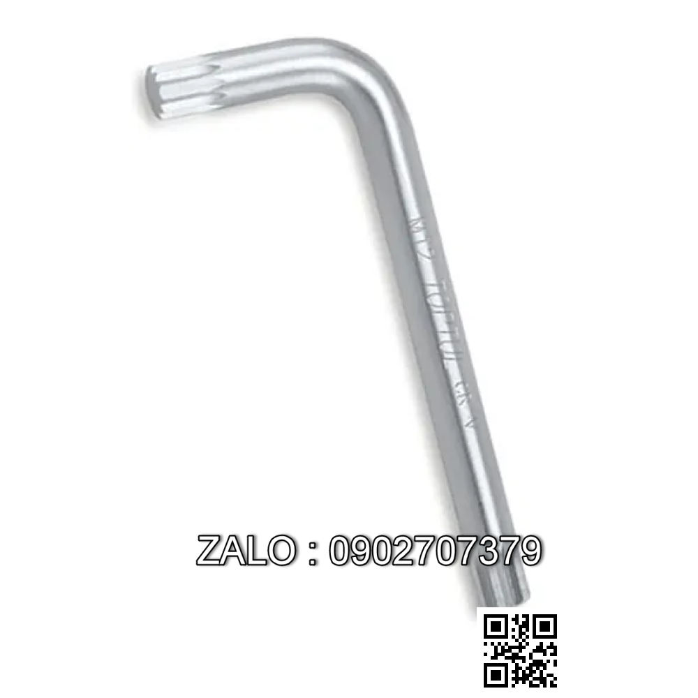 Chìa vặn mũi bông(spline) TOPTUL M8 loại
dài Mạ crom AGGS0809