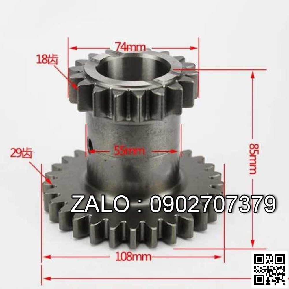 GEAR,REVERSE IDLE 29Tx18T FG25N3 FG25N14 FD25Z3 FD25Z14 12003-42372