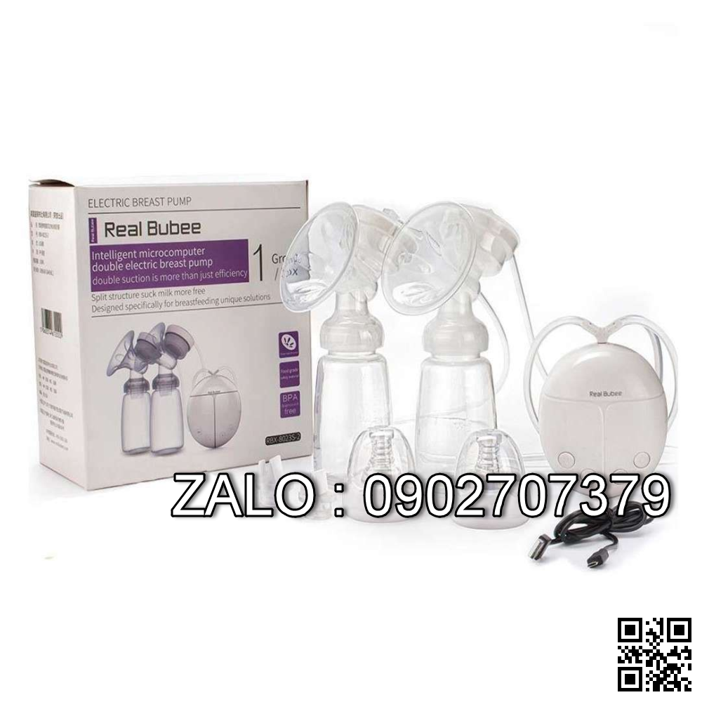 Real Bubee Máy Hút Sửa Điện Đôi - Có Matxa, Hút Sửa Với Nhiều Cấp Độ