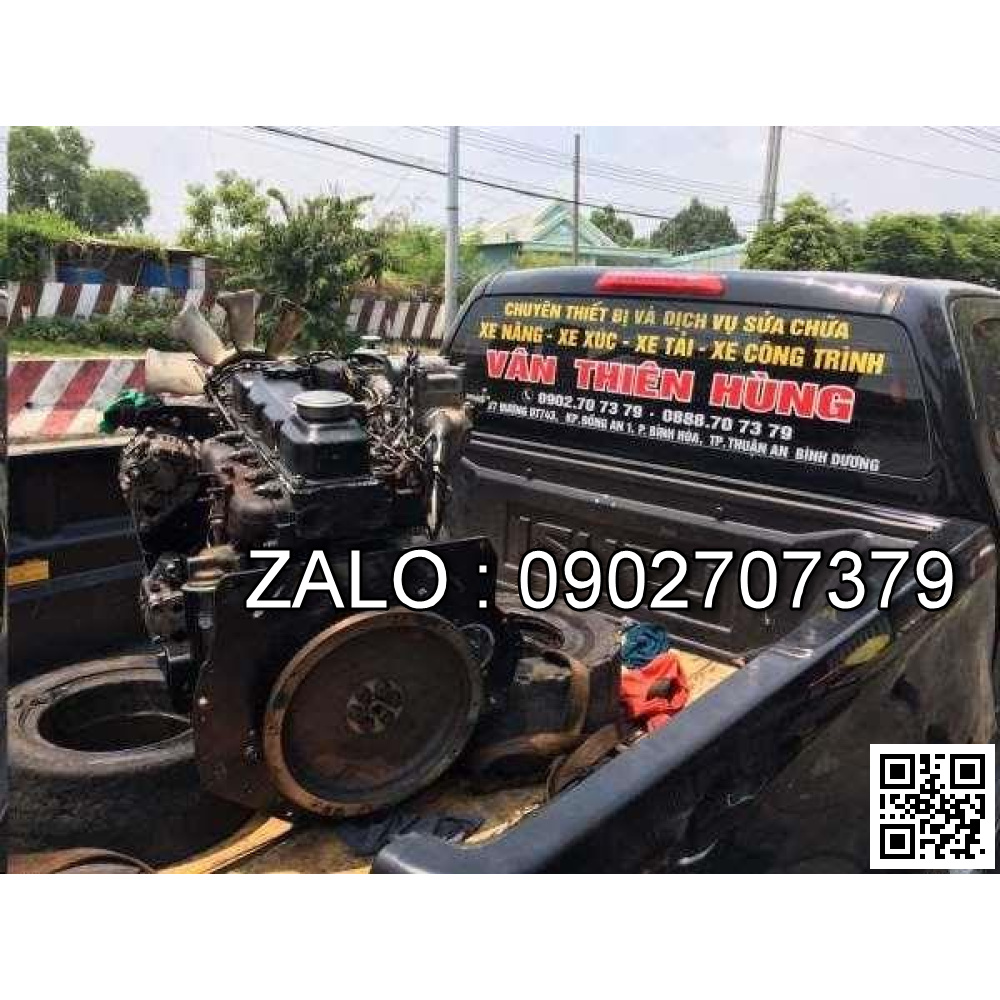 Thay đèn xi nhan trước xe nâng