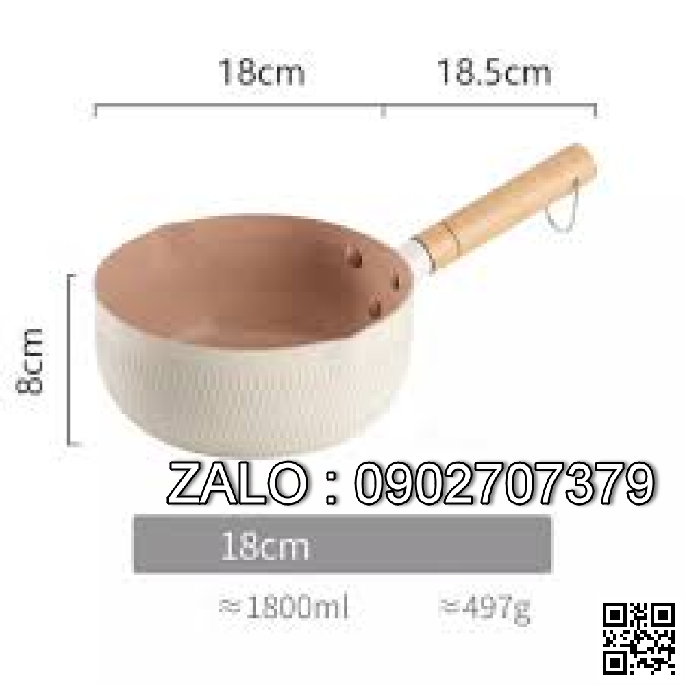 Chảo tròn rán 18cm (Kiện 6 cái)