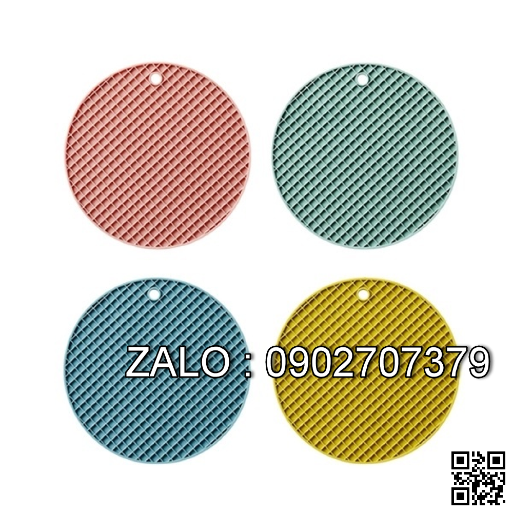 Miếng lót nồi sillicon hình tròn (Kiện 800 cái)