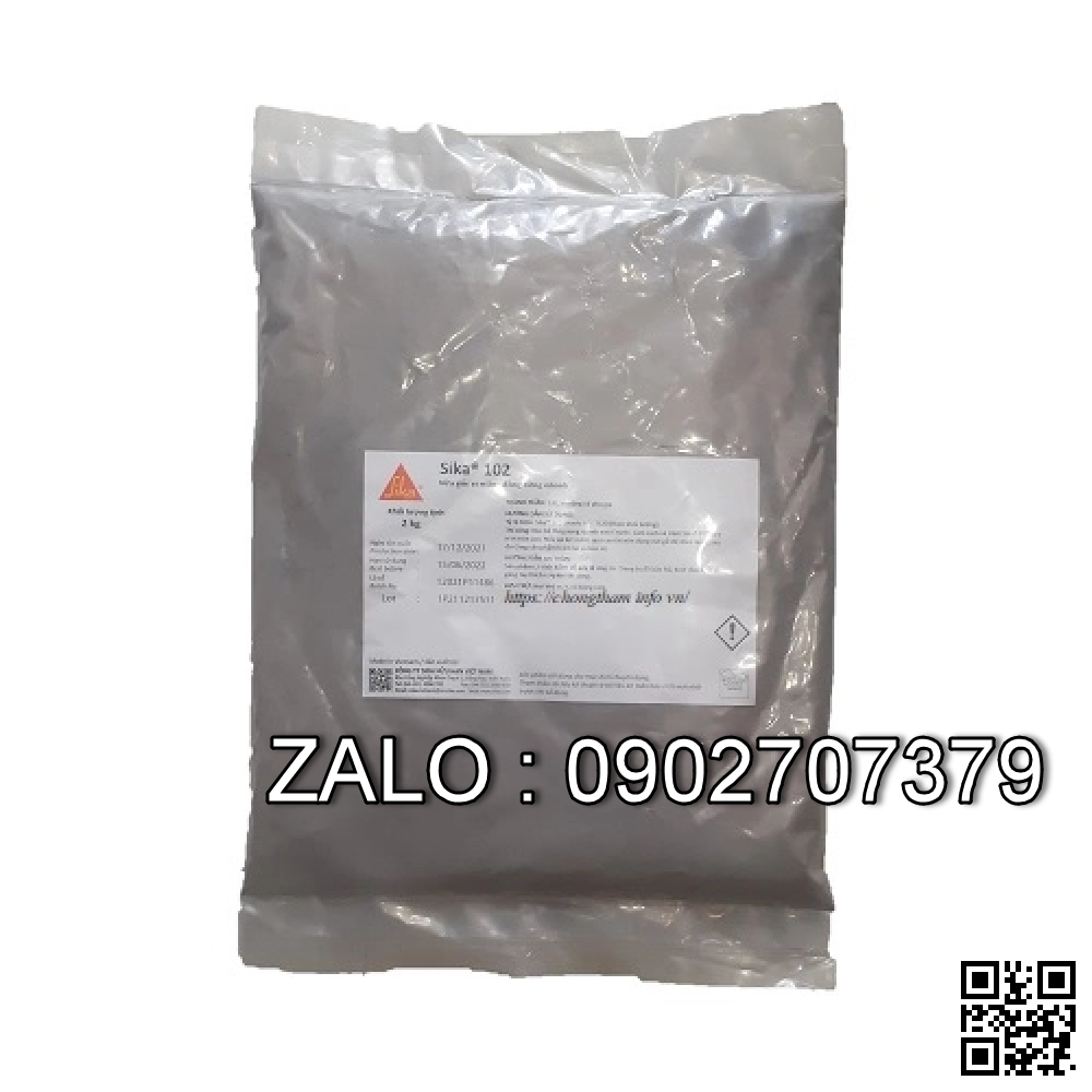 Sika® 102 – Vữa trộn sẵn đông cứng nhanh gốc xi măng