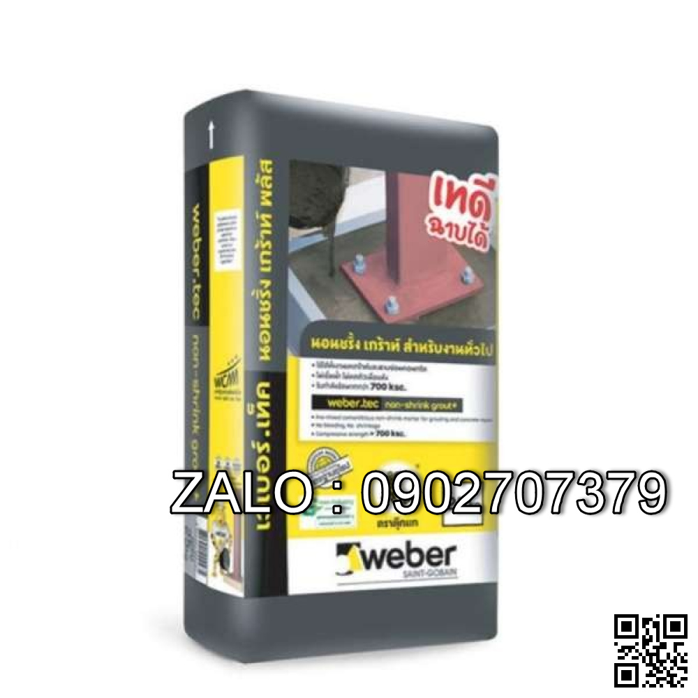 Webertec Non - Shrink Grout - Vữa rót bù co ngót gốc xi măng