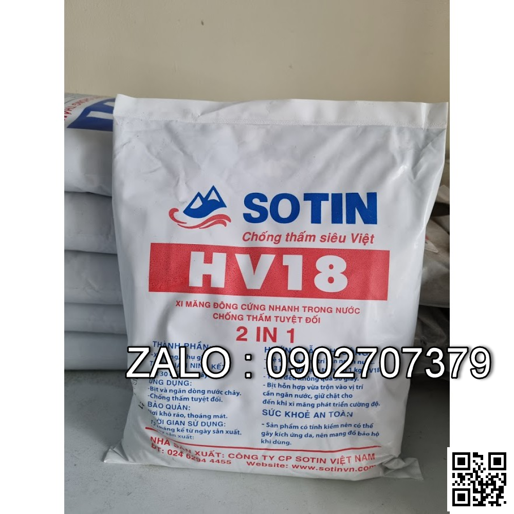 Xi măng đông cứng nhanh Sotin HV18