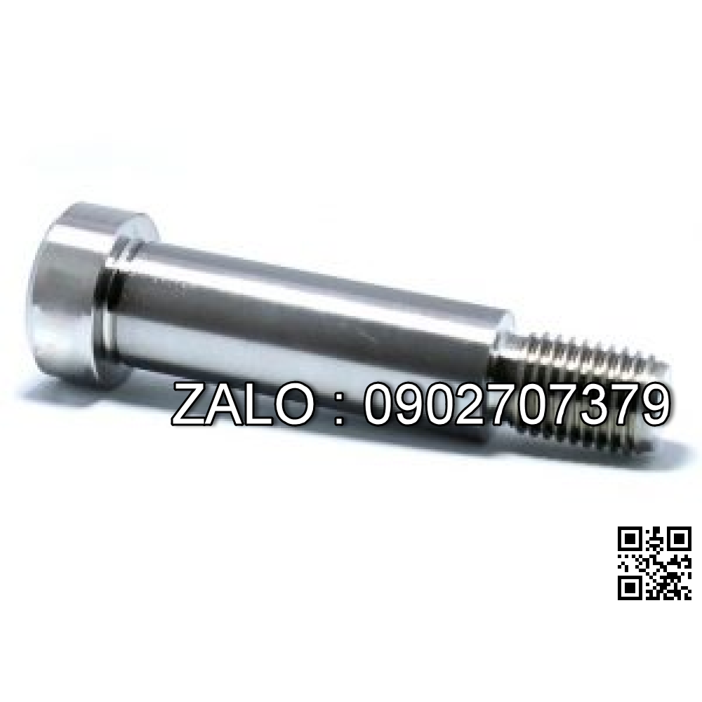 Bulong lục giác chìm đầu dẹt ren lửng inox 304 M5x20