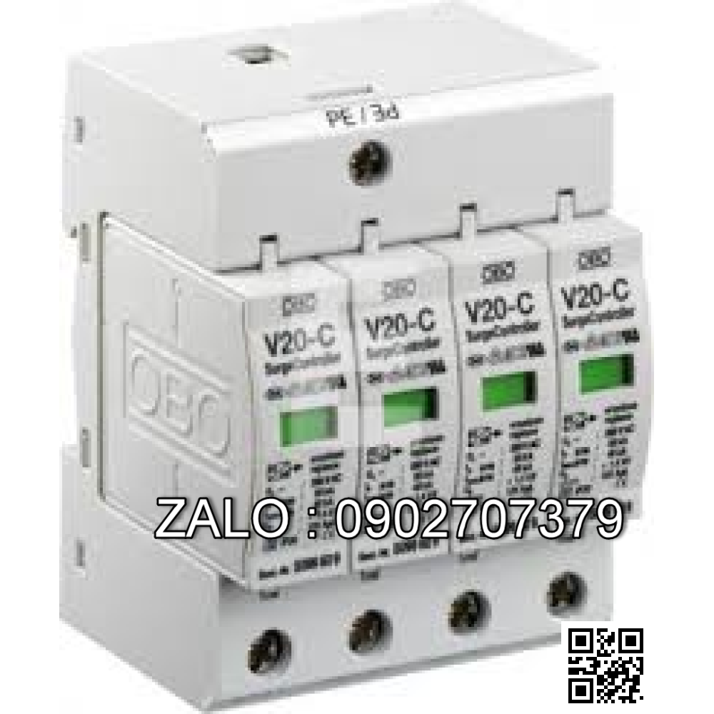 Thiết bị cắt lọc sét 4 pha V20-C/4-280 OBO 5094627