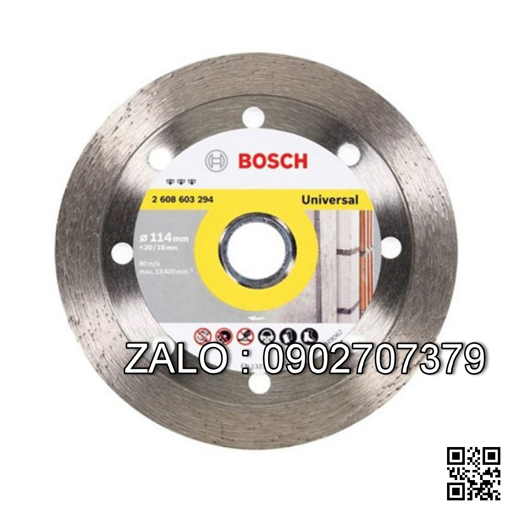 Đĩa cắt BOSCH 105x20/16mm không khía 2608676934