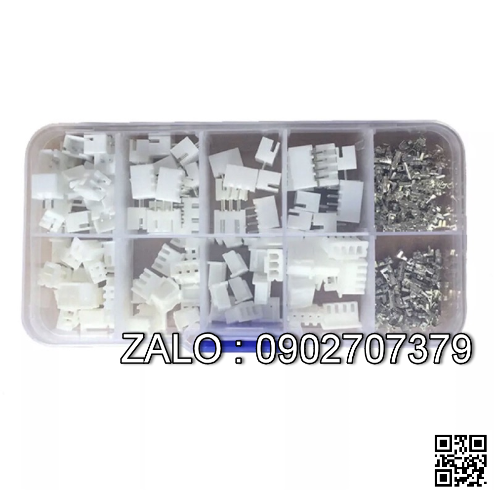 Hộp 250 giắc nối điện,cos nối XH 2.54mm 2pin,3pin,4pin