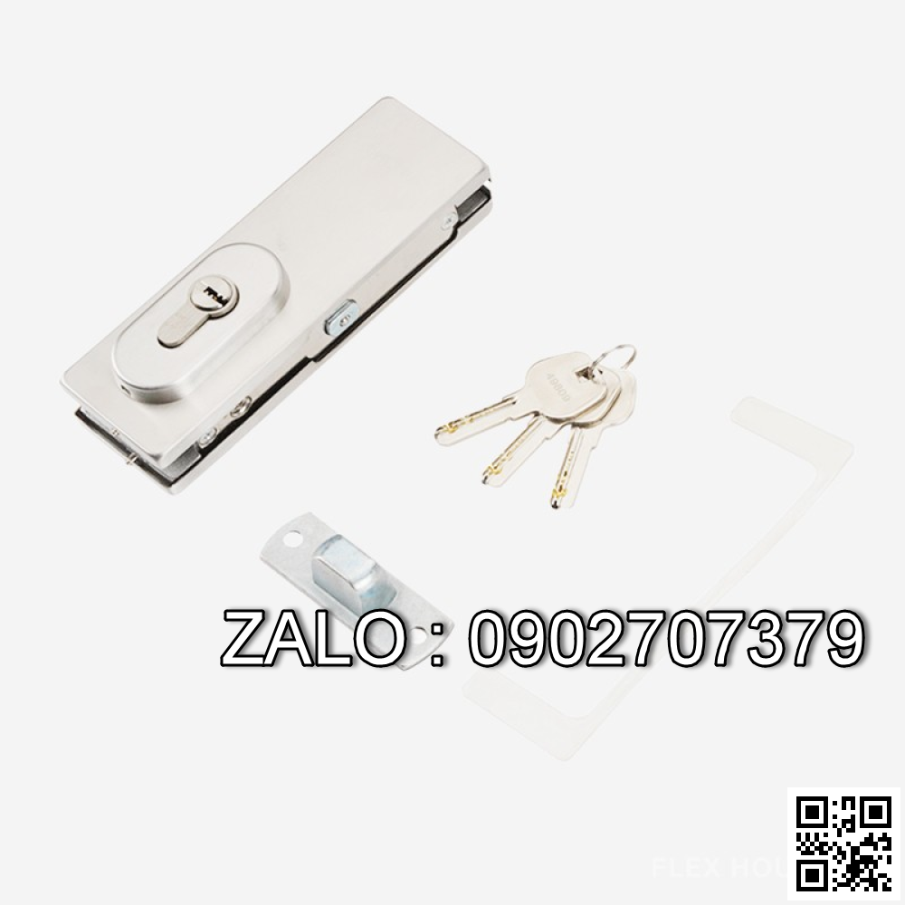 Khóa Kẹp Chân Kính Inox Bóng Hafele 981.00.660