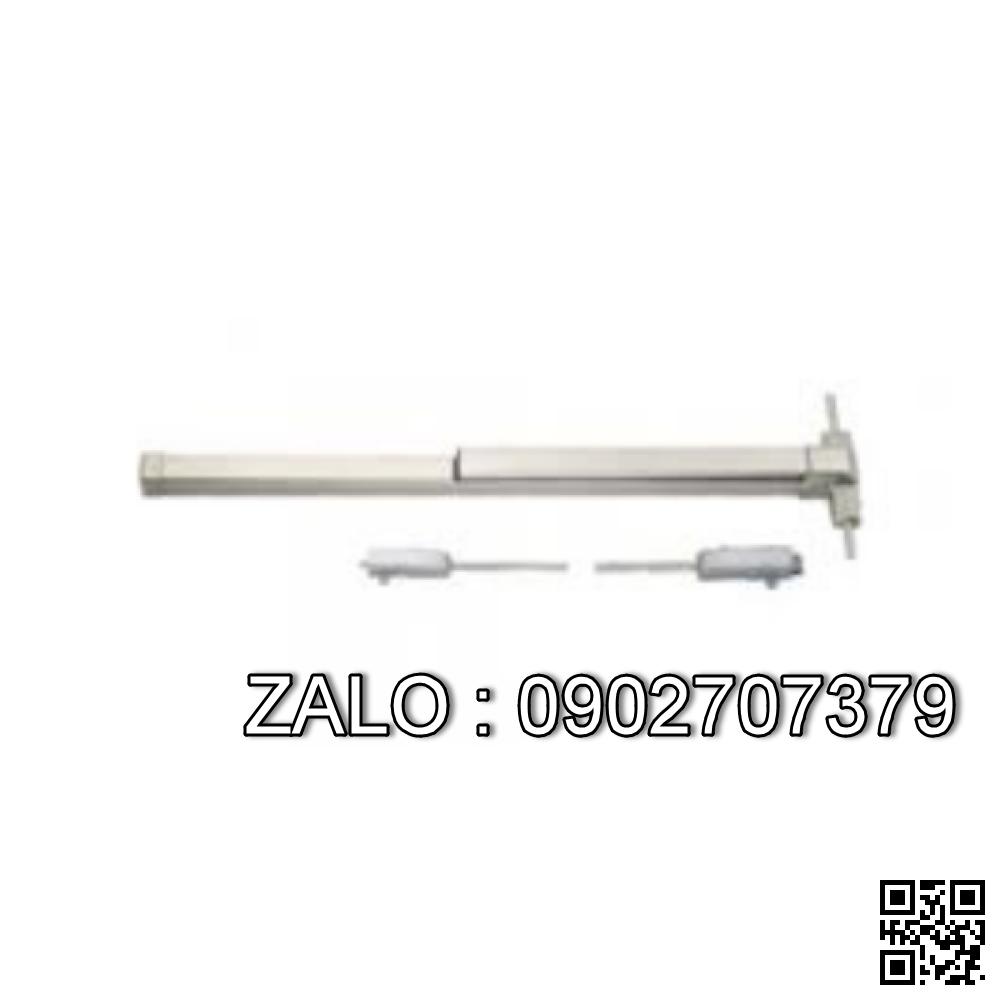 Thanh thoát hiểm với thanh chốt dọc đen Hafele 911.52.146