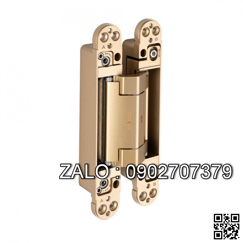 Bản lề âm cửa Vickini 43343.001 SG vàng mờ