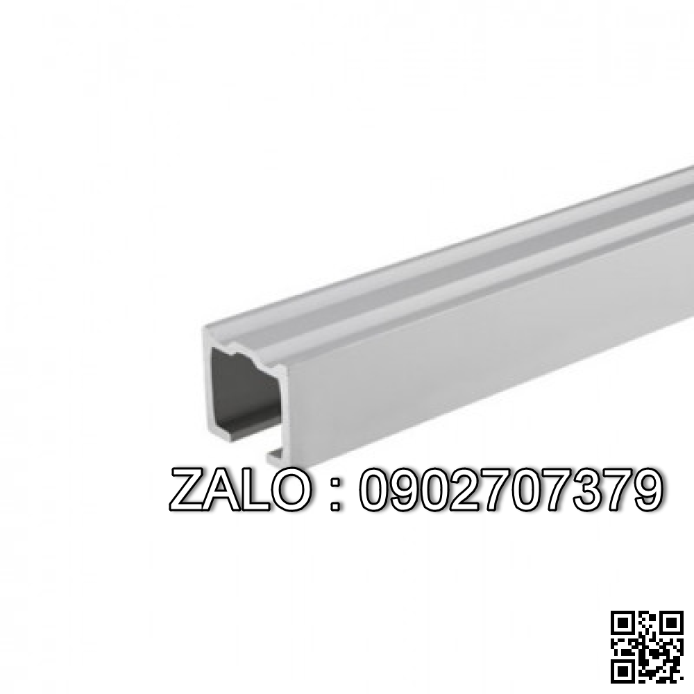 Ray lùa nhôm U/U 3m Bạc